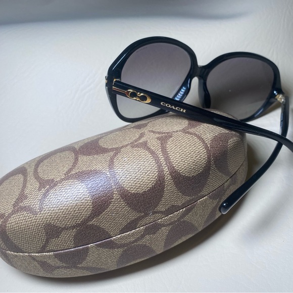 Coach Accessories - Coach Black Sunglasses with Case